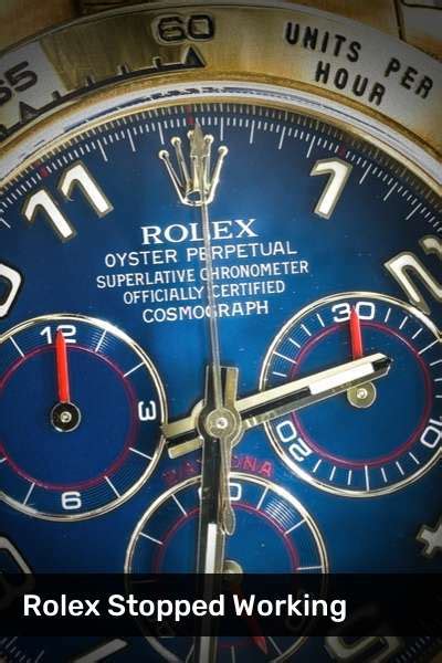 rolex not ticking|rolex stopped working after winding.